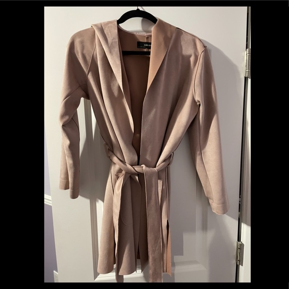 Beautiful Zara blush women’s suede coat - Picture 1 of 3